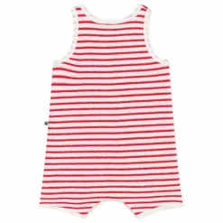 Discount Petit Bateau Combishort Bouri Coton Bio | Rouge