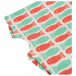 Bobo Choses Combishort Poisson Coton Bio | Rouge