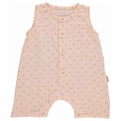 Best Poudre Organic Combishort Poivre Pois Double Gaze de Coton Bio | Rose