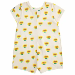 Bobo Choses Combishort Tournesol Coton Bio | Ecru