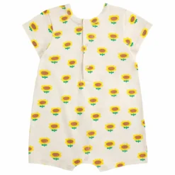 Bobo Choses Combishort Tournesol Coton Bio | Ecru