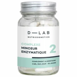 D-LAB NUTRICOSMETICS Complexe Minceur Enzymatique Complément alimentaire - 1 mois Non teinté
