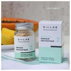 D-LAB NUTRICOSMETICS Complexe Minceur Enzymatique Complément alimentaire - 1 mois Non teinté