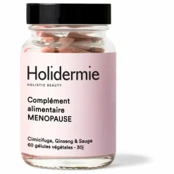Holidermie Complément alimentaire Ménopause - 60 gélules