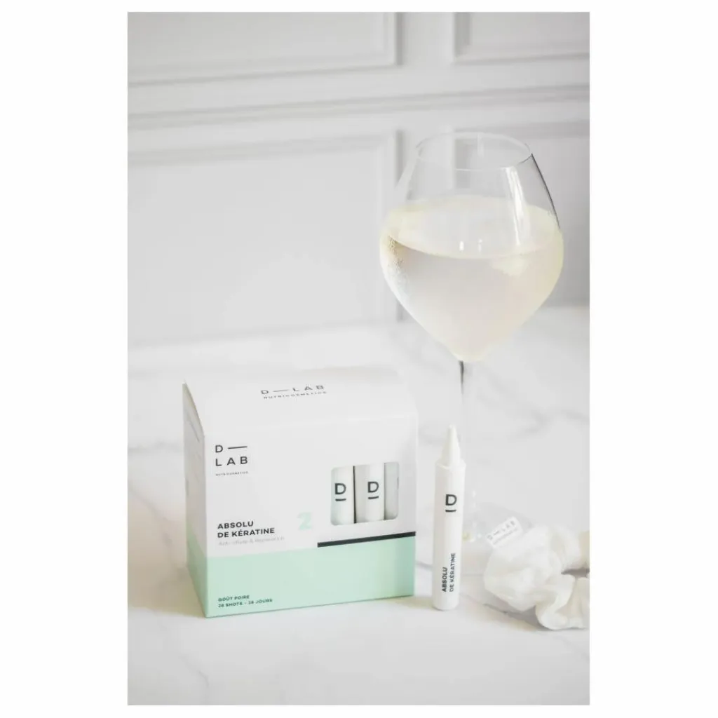 D-LAB NUTRICOSMETICS Compléments Alimentaires|Compléments alimentaires Absolu de Kératine - 28 shots |