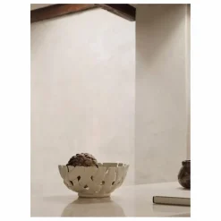 Ferm Living Corbeille en céramique Plait | Off-White Hot