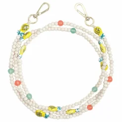 Louvini Cordon perle de bois Arielle Ananas |