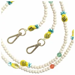 Louvini Cordon perle de bois Arielle Ananas |