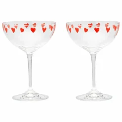 Anna + Nina Art De La Table|Coupes Classic Love - Set de 2 |