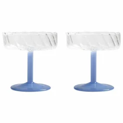 &Klevering Art De La Table|Coupes Twirl - Set de 2 |