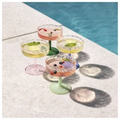 &Klevering Coupes Twirl - Set de 2 | Rose