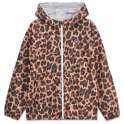 Flotte Coupe-Vent Imperméable Bastille Léopard Fibres Recyclées | Marron Best