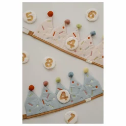 Fabelab Couronne d'anniversaire | Rose Hot