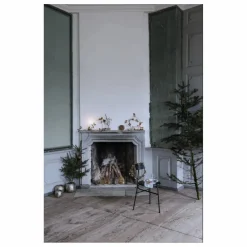 Walther & Co Couronne décorative branche de gui à suspendre | Doré