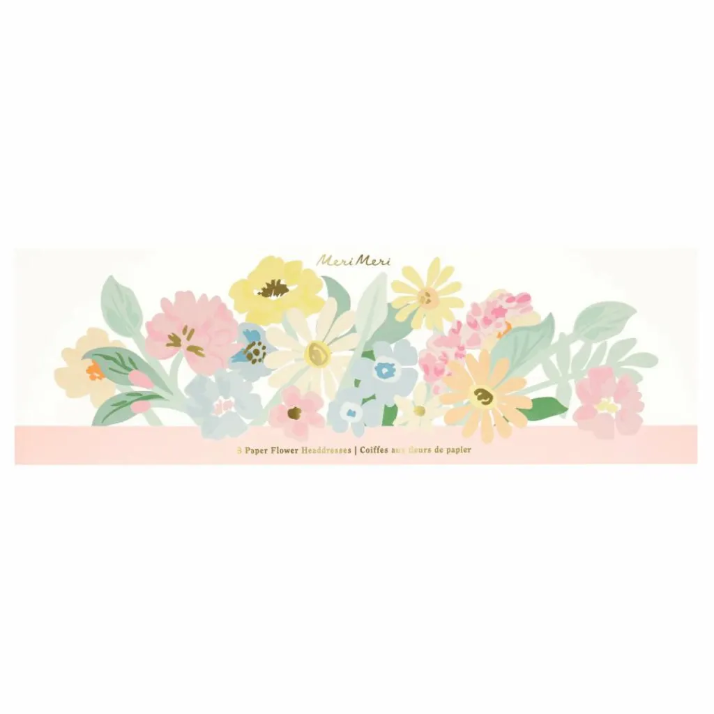 Meri Meri Couronne de fleurs en papier - Set de 8 | Pastel Sale
