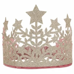 Meri Meri Couronne étoilée à paillettes Multicolore