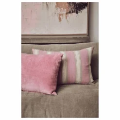 HKliving Coussin à rayures | Blush Online