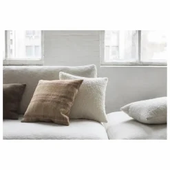 Serax Coussin à rayures en lin | Ocre