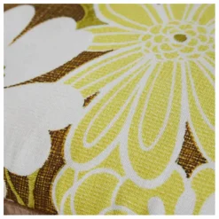 New HKliving Coussin brodé Daisy | Vert anis