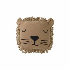 Nobodinoz Coussin brodé Lion | Sable Best