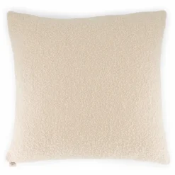 Discount The Socialite Family Coussin carré Carino en laine bouclette | Crème