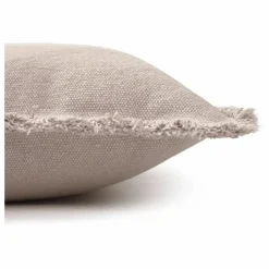Lorena Canals Coussin carré Stonewashed | Gris perle Outlet