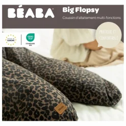 New Béaba Coussin d'allaitement Big Flopsy | Léopard