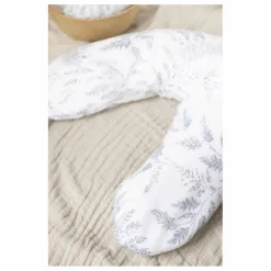 New Tartine et Chocolat Coussin d'allaitement Feuillage | Bleu marine