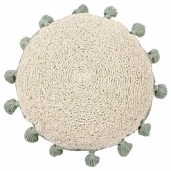 Lorena Canals Coussin de sol Circle | Vert New