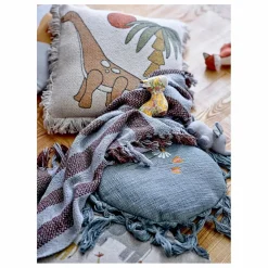 Outlet Bloomingville Mini Coussin Elinna | Bleu