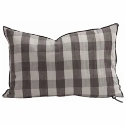 Online Maison de Vacances Coussin en lin lavé Vichy Cottage | Terre