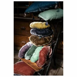 Le Monde Sauvage Coussin en velours de soie Goa |