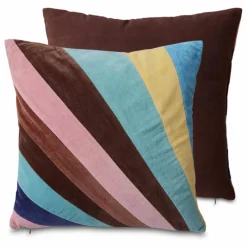 Best HKliving Coussin en velours Striped | Rose