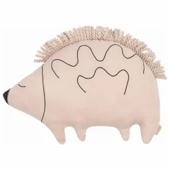 Enfant Nobodinoz Coussins|Coussins Enfant|Coussin Enzo le Hérisson - Lin Français |