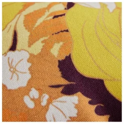 HKliving Coussin imprimé Bloom | Jaune Hot