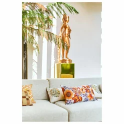 HKliving Coussin imprimé Farmhouse | Crème Clearance