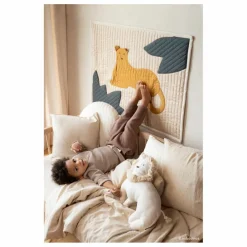 Online Nobodinoz Coussin Lion | Blanc