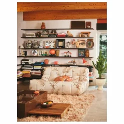 Best HKliving Coussin matelassé Retro Wave | Orange