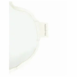 Nobodinoz Coussin Nuage avec broderie Oiseau - Lin Français | Ecru Outlet