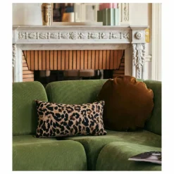 Discount The Socialite Family Coussin rectangulaire Carino en jacquard | Léopard