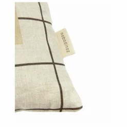 Clearance Nobodinoz Coussin rectangulaire Maison Vibes - Lin Français | Ecru