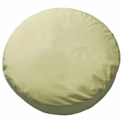 Sale Suite 702 Coussin rond en percale organique | Vert sapin