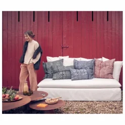 Maison de Vacances Coussins|Coussin Vice Versa en lin Wabi-Sabi Bogolan |