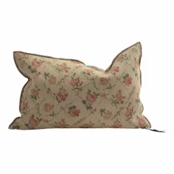 Maison de Vacances Coussin Vice Versa en lin Jardin Secret | Crème Outlet