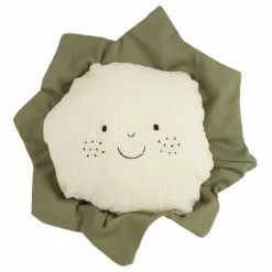 Hot Nobodinoz Coussin-doudou Chou-fleur | Blanc