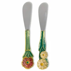 Doing Goods Art De La Table|Couteaux à beurre Posy - Set de 2 |