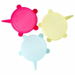 Rice Couvercles en silicone - Set de 3 Multicolore Online