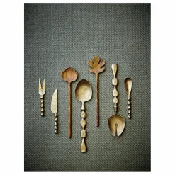 Homme Bloomingville Art De La Table|Voyage, Outdoor|Couverts à salade Edi en métal - Set de 2 |