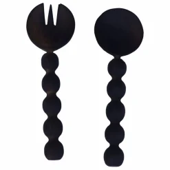 Woodmata Couverts à salade en bois de | Teck Discount