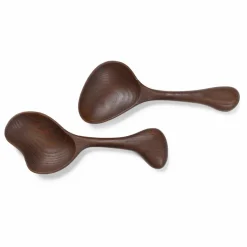 Ferm Living Couverts à salade Os en bois FSC | Brun Discount